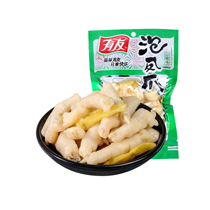 【券后价:10.9元】 有友山椒凤爪鸡爪泡椒168g - 天猫超市