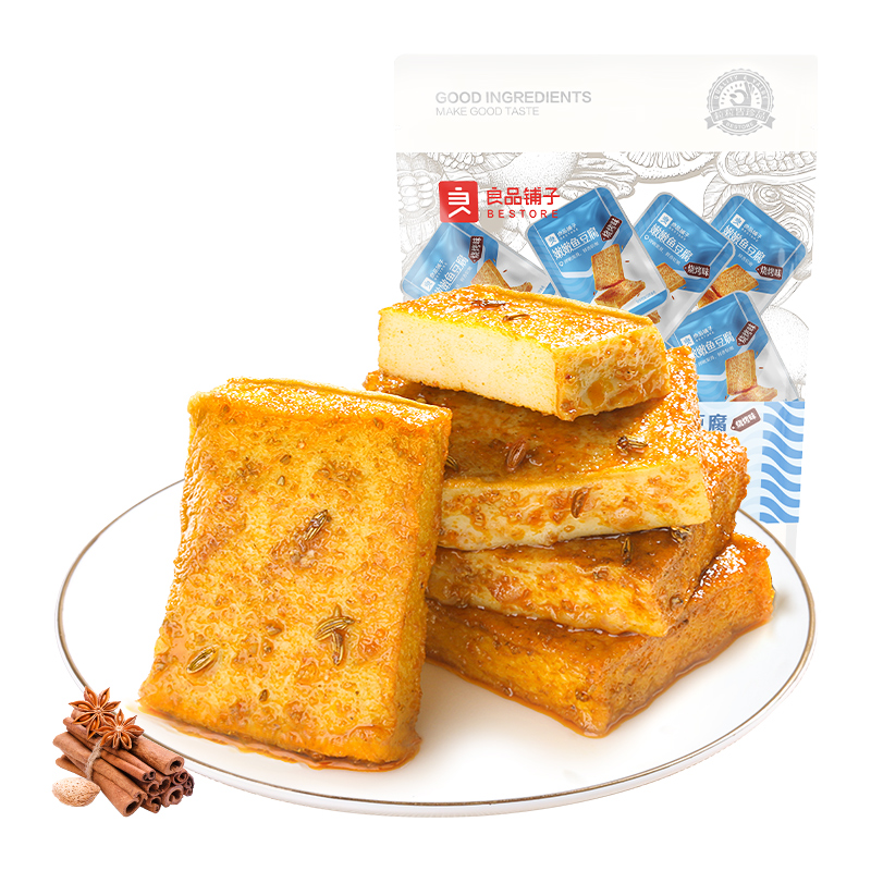 【券后价:8.9元】 【良品铺子】嫩嫩鱼豆腐烧烤味25包 - 天猫超市
