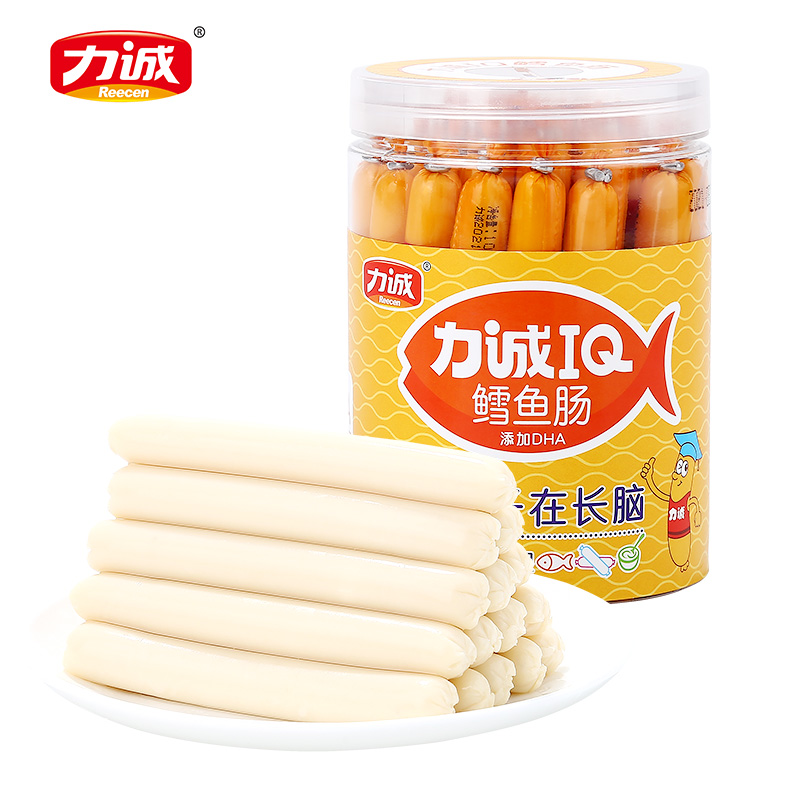 【券后价:27.9元】 力诚原味鳕鱼肠10g*35支宝宝儿童零食 - 天猫超市