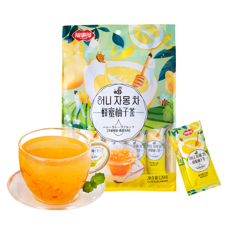 【券后价:5.9元】 部分人0元！包邮福事多蜂蜜柚子茶120g - 天猫超市
