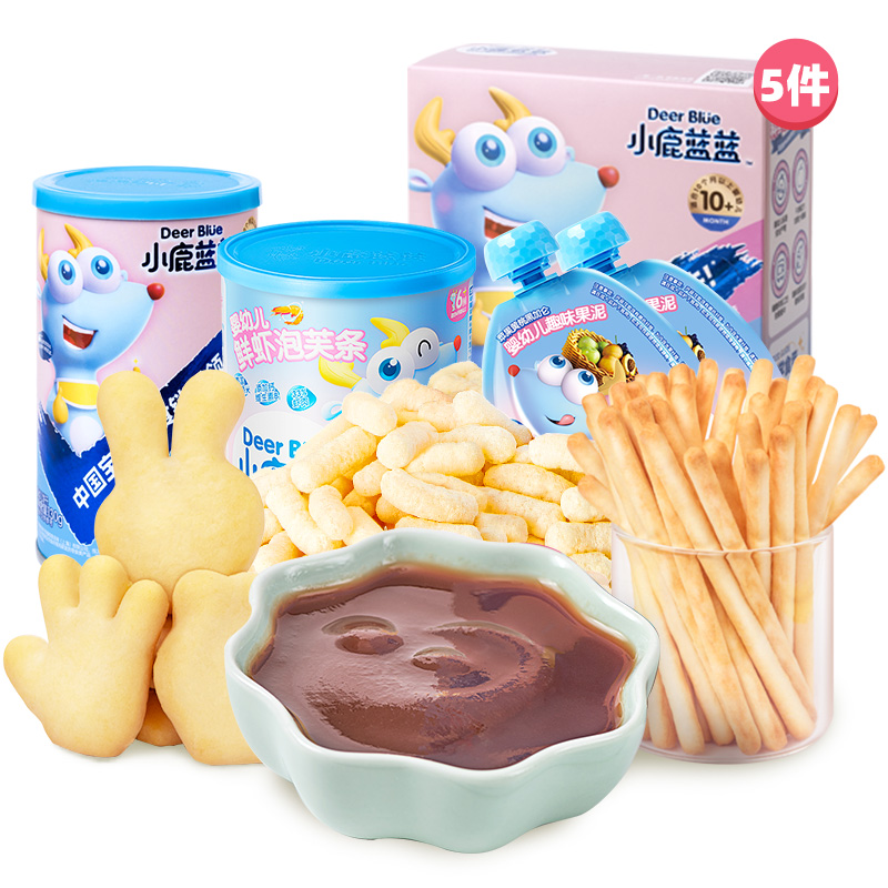 【券后价:33.9元】 【小鹿蓝蓝】小鹿蓝蓝婴幼儿手指零食组合 - 天猫超市