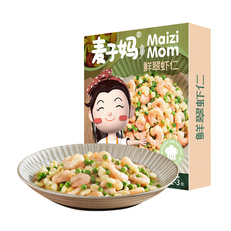 【券后价:66.86元】 麦子妈快手方便菜鲜萃虾仁320g*4 - 天猫超市