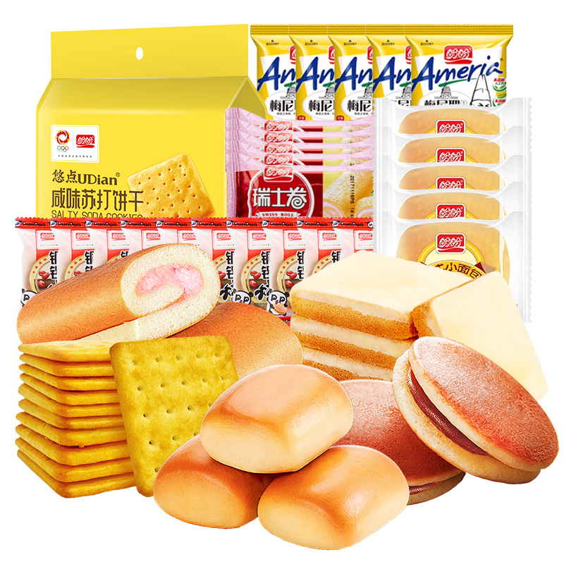 【券后价:16.9元】 盼盼饼干休闲零食品饼干组合820g - 盼盼食品官方旗舰店