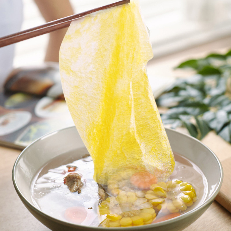 【券后价:5.31元】 厨房专用加厚食用煮汤喝吸油纸12片
