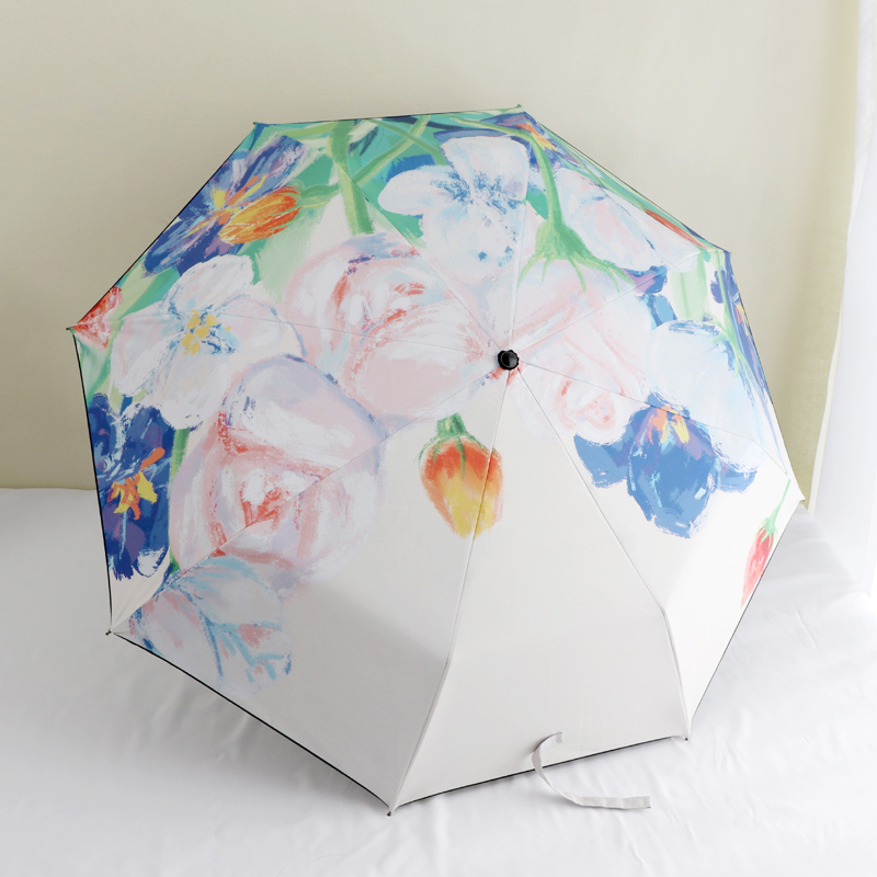 【券后价:21.7元】 【nexycat】油画折叠晴雨两用雨伞 - nexycat旗舰店