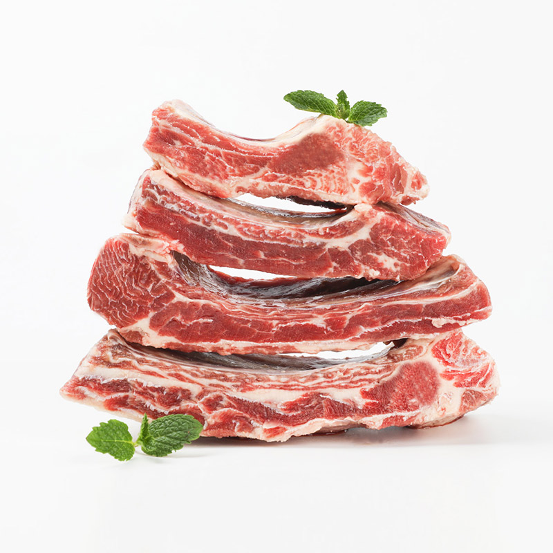 【券后价:149元】 【青草家】乌拉圭草饲雪花生牛肉肋排2500g - 青草家旗舰店