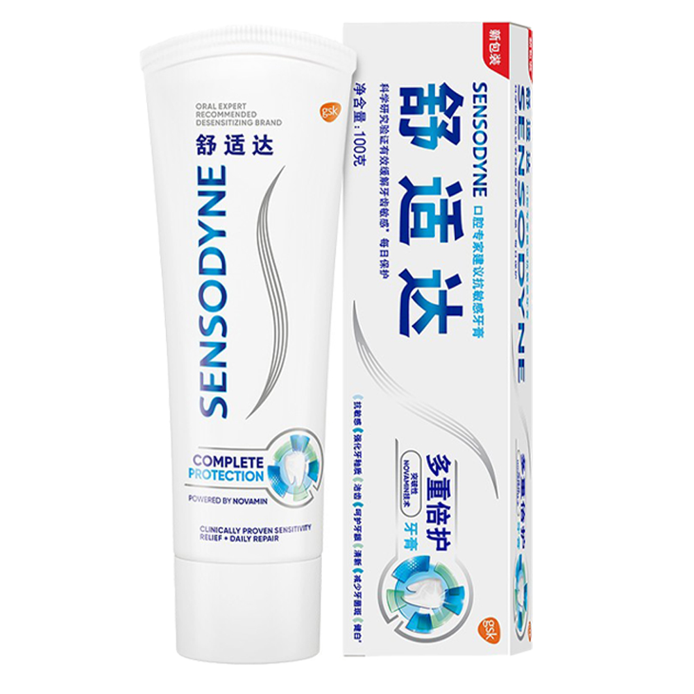 【券后价:36.83元】 舒适达专业修复美白配方劲爽薄荷100g - 天猫国际进口超市