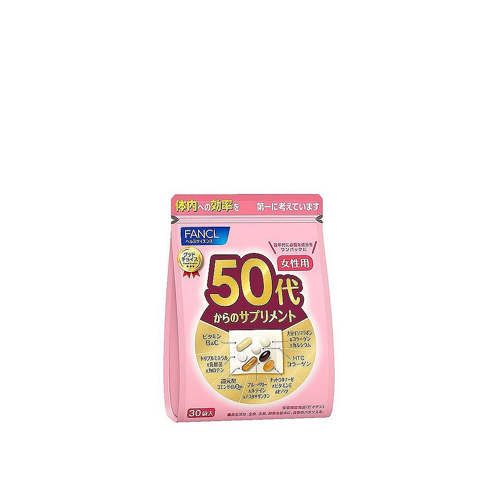 【券后价:211.1元】 FANCL50岁女性综合维生素营养素片剂30天量 - 天猫国际探物日本