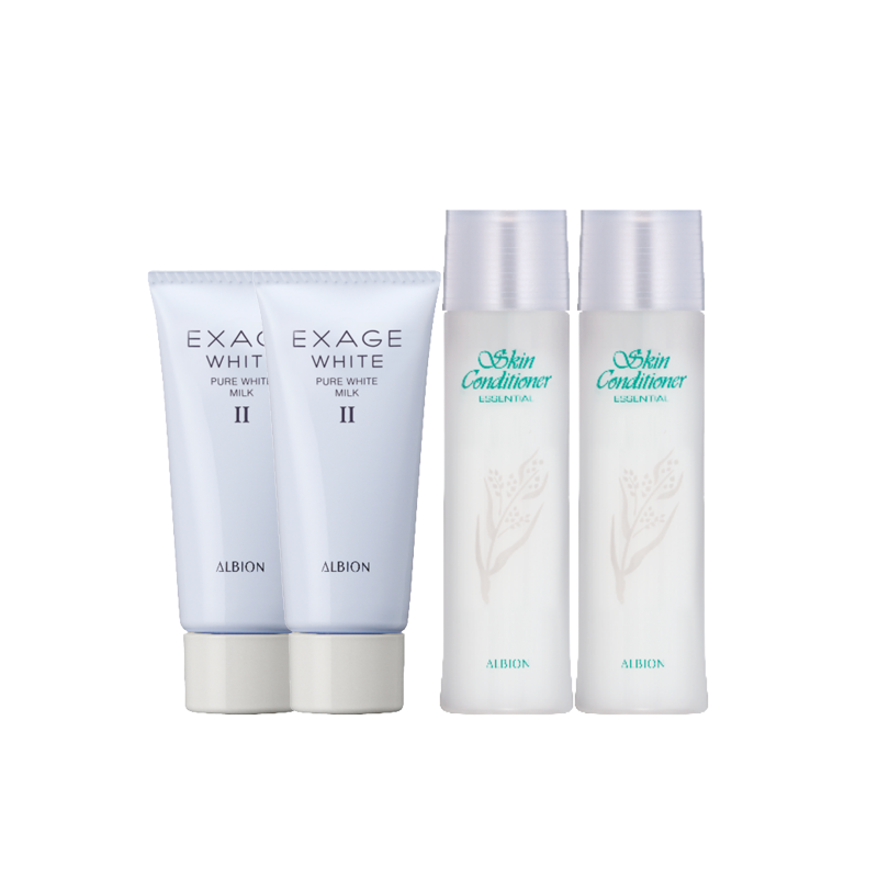 【券后价:139元】 ALBION澳尔滨焕白渗透乳60g*2+健康水55ml*2 - ALBION澳尔滨官方旗舰店