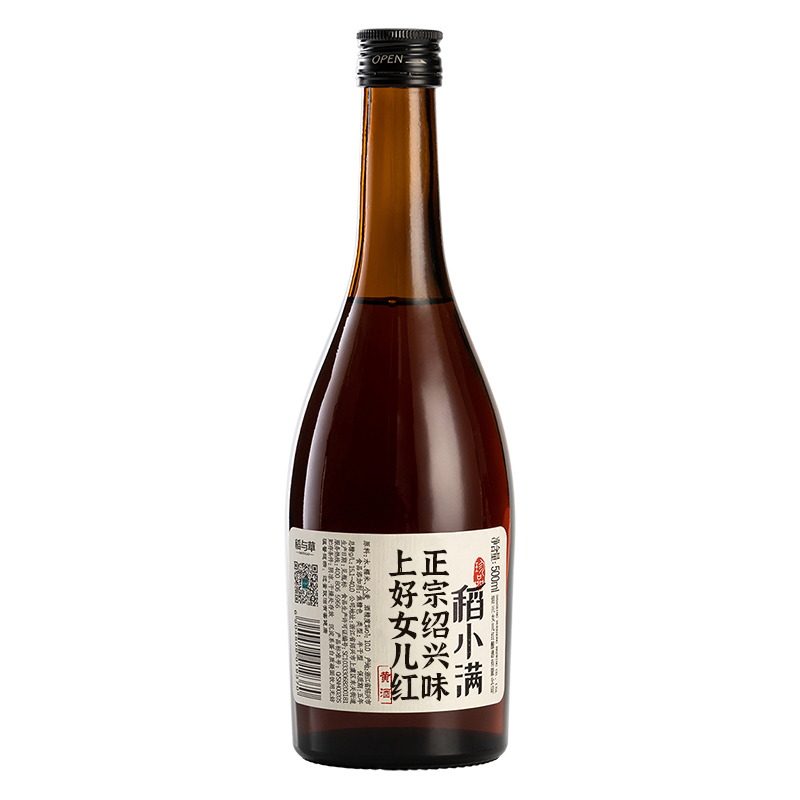 【券后价:17元】 稻与草女儿红稻小满黄酒500ml - 稻与草旗舰店