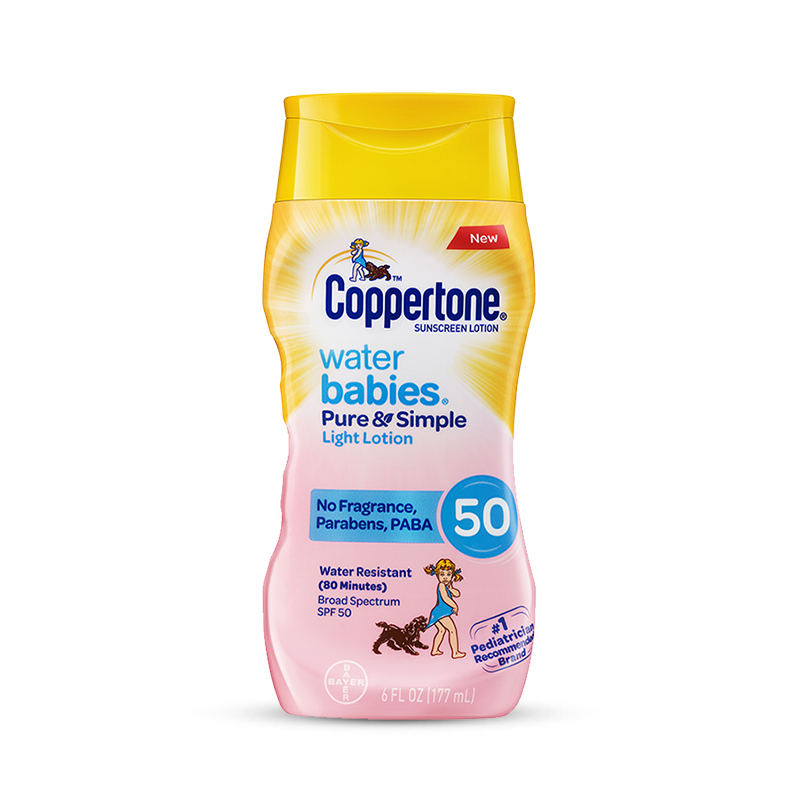 【券后价:49.9元】 水宝宝轻薄防晒乳防晒霜 - Coppertone海外旗舰