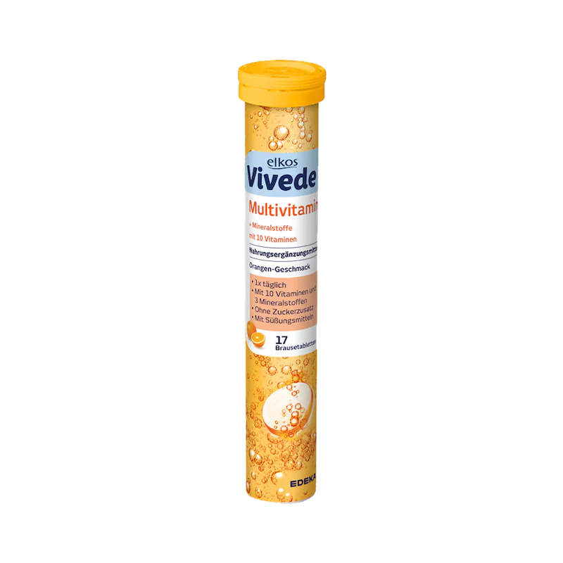 【券后价:9.9元】 【EDEKA】复合维生素泡腾片102g - HighSeas海外专营店