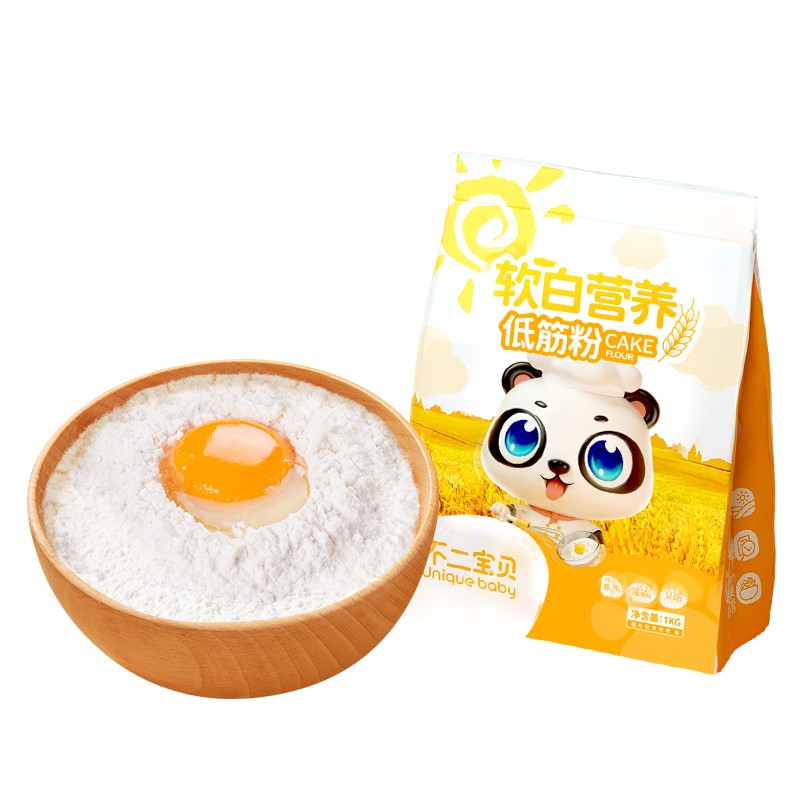 【券后价:19.8元】 不二宝贝低筋面粉烘焙蛋糕专用粉2袋 - 不二宝贝旗舰店