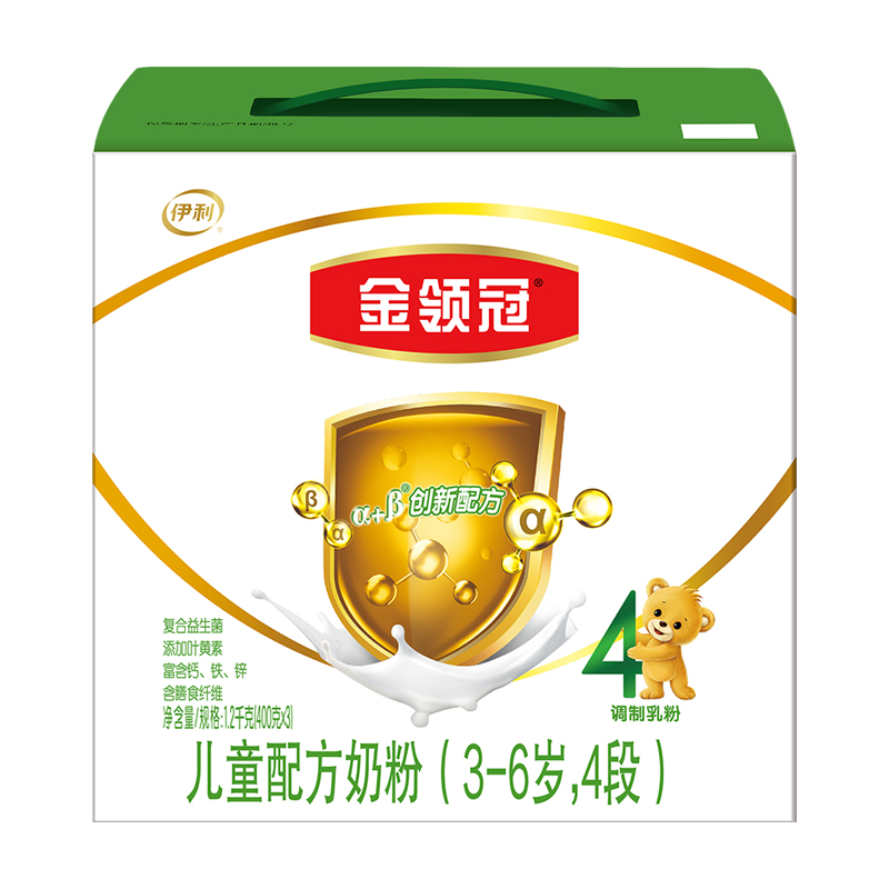 【券后价:99元】 金领冠儿童牛奶粉4段1.2kg - 天猫超市