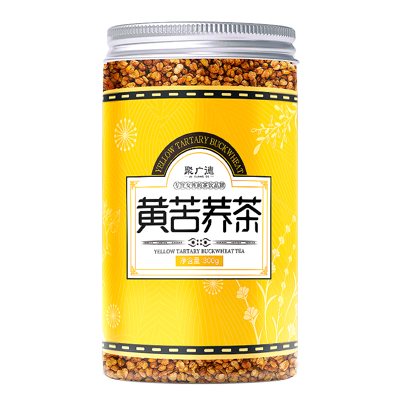 【券后价:5.8元】 【稳定签到】聚广德大凉山黄苦荞茶300g