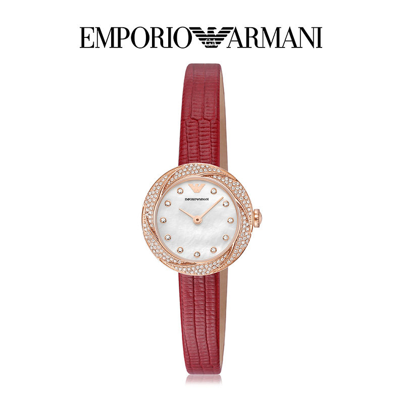 【券后价:1221.2元】 阿玛尼玫瑰小圆盘满天星手表 - Emporio Armani腕表旗舰店