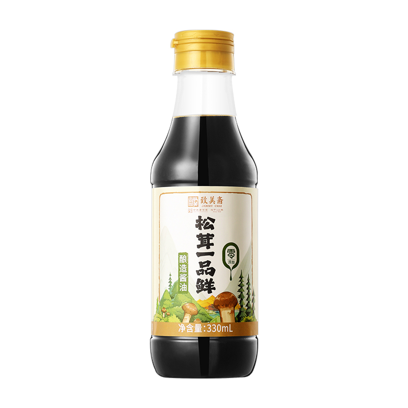 【券后价:6.9元】 【可签到】致美斋松茸一品鲜酱油330ml