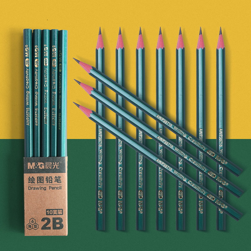 【券后价:4元】 晨光无毒桶装素描绘画铅笔