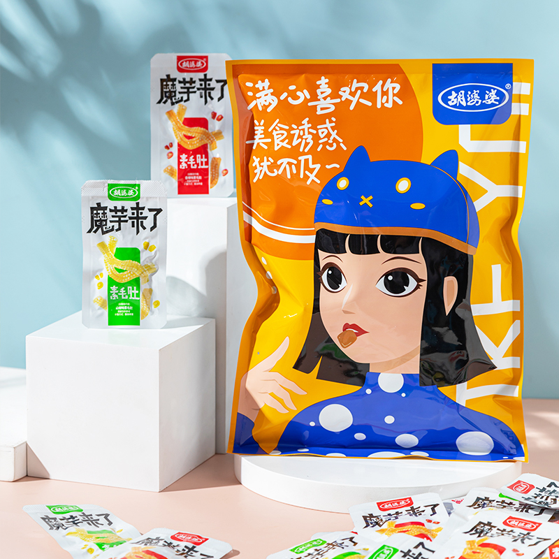 【券后价:9.9元】 胡婆婆魔芋爽素毛肚20包 - 胡婆婆旗舰店