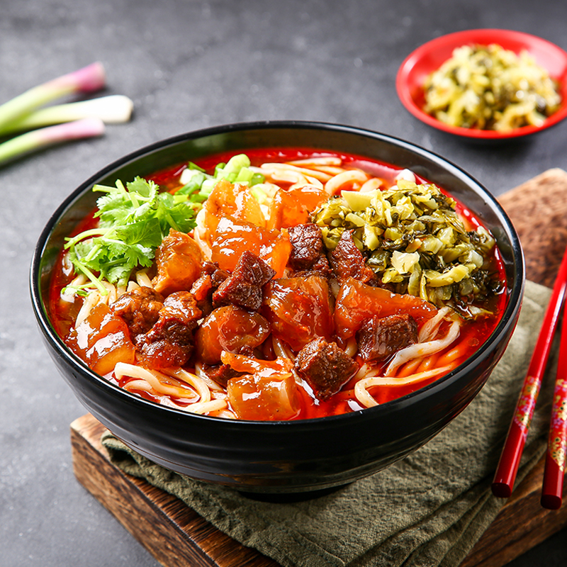 【券后价:19.42元】 伊都半筋半肉台式红烧牛肉鲜半干拉面 - 伊都旗舰店