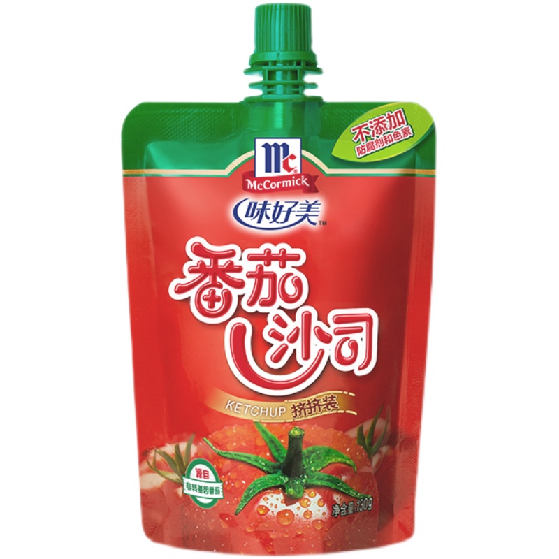 【券后价:1.2元】 官补到手1.2元】味好美旗舰店番茄沙司130g