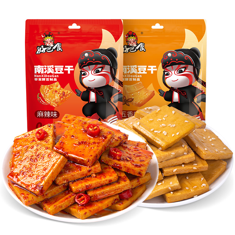 【券后价:8.9元】 拍3件17.9元60包！好巴食南溪豆干