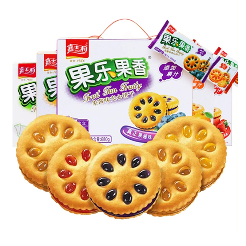 【券后价:1.9元】 天降到手1.9元！嘉士利果乐果香夹心饼干