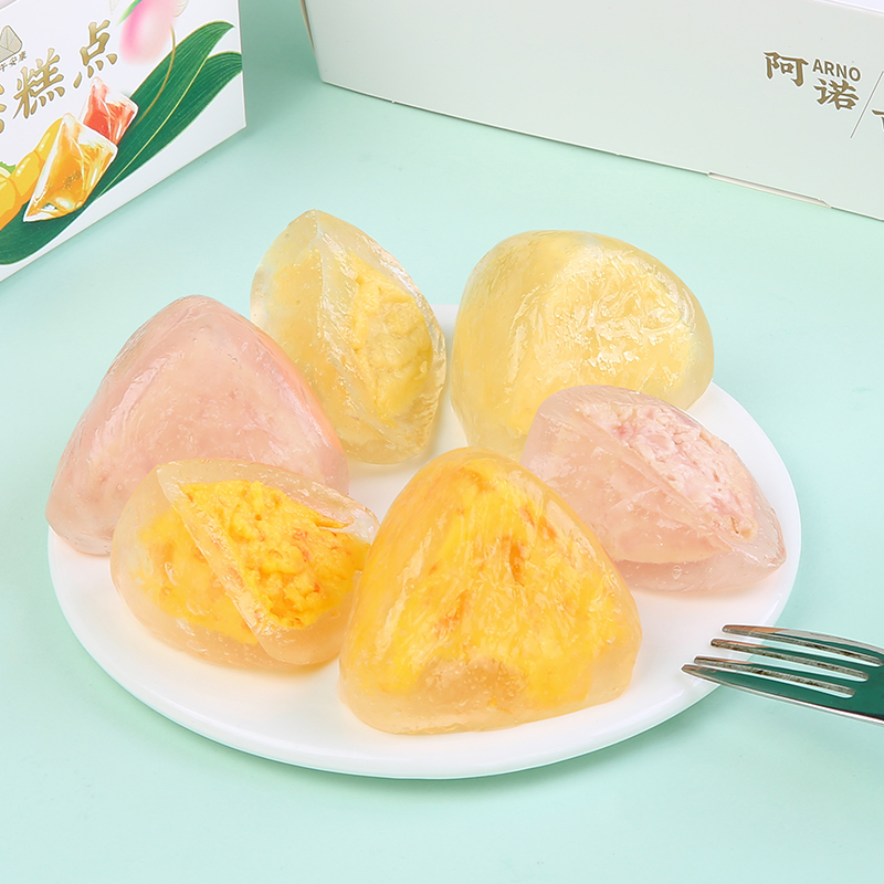 【券后价:67.96元】 【古越斋】网红榴莲多口味冰粽6粒装 - 古越斋旗舰店
