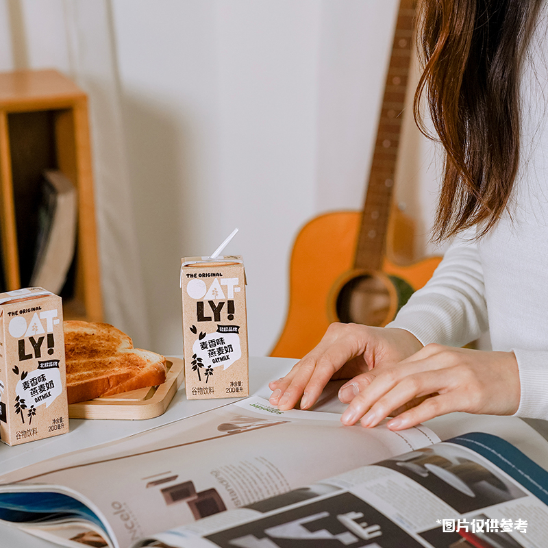 【券后价:49.9元】 OATLY谷物饮料麦香味燕麦奶200ml*12 - 天猫超市