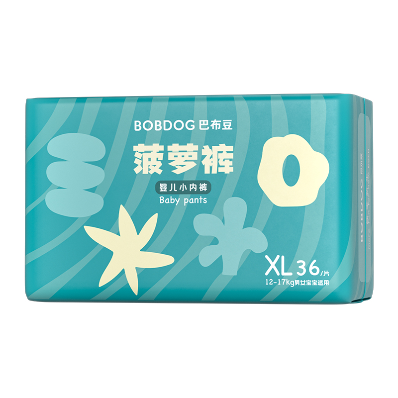 【券后价:74元】 巴布豆新菠萝拉拉裤XL36片婴儿尿不湿 - 天猫超市