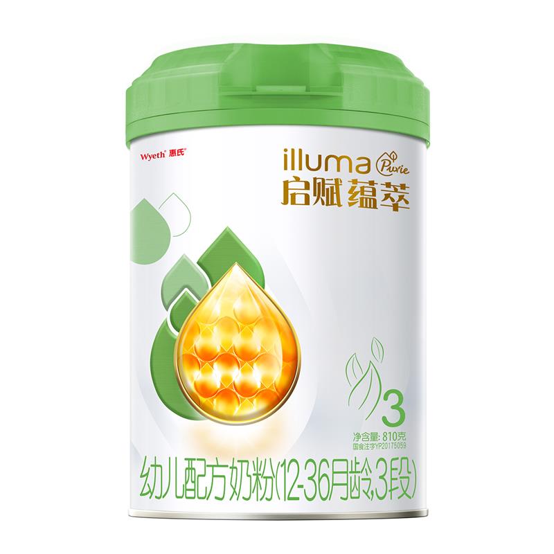 【券后价:1271元】 惠氏启赋蕴萃有机3段幼儿配方奶粉810g*6罐 - 天猫超市