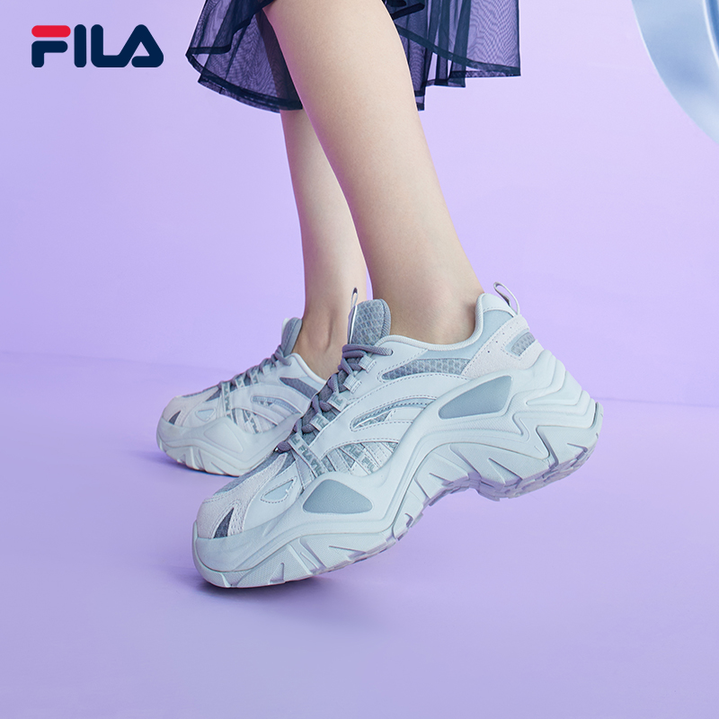 【券后价:419元】 拍2件！fila老爹厚底增高鱼刺女鞋 - FILA官方旗舰店