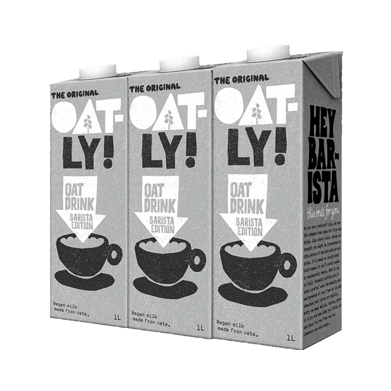 【券后价:70元】 OATLY噢麦力咖啡大师燕麦奶1L*3瓶 - 天猫超市