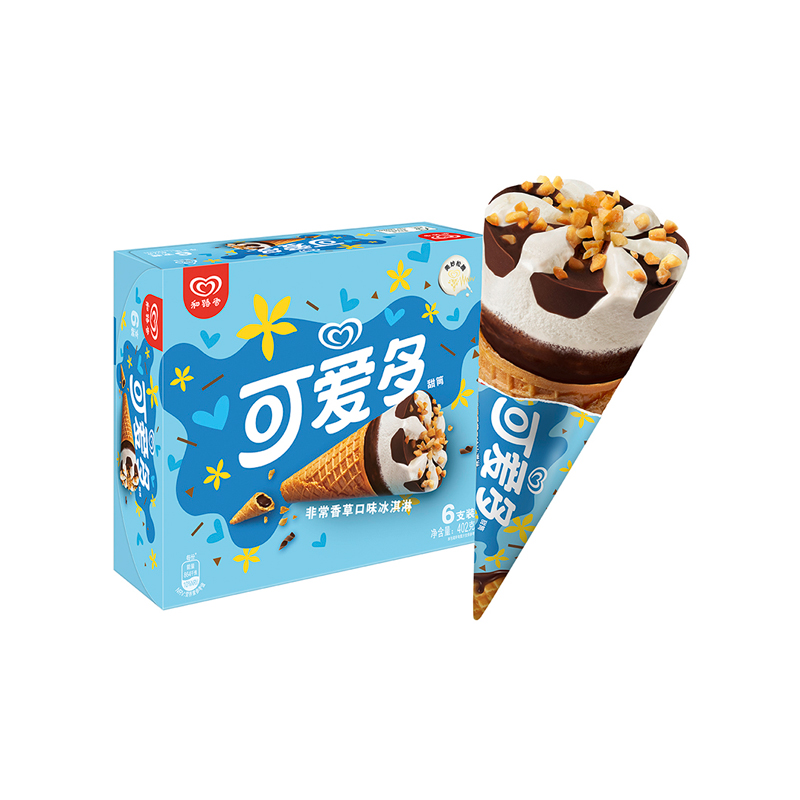 【券后价:119.39元】 拍3组！和路雪可爱多冰激凌香草67g*36支 - 天猫超市