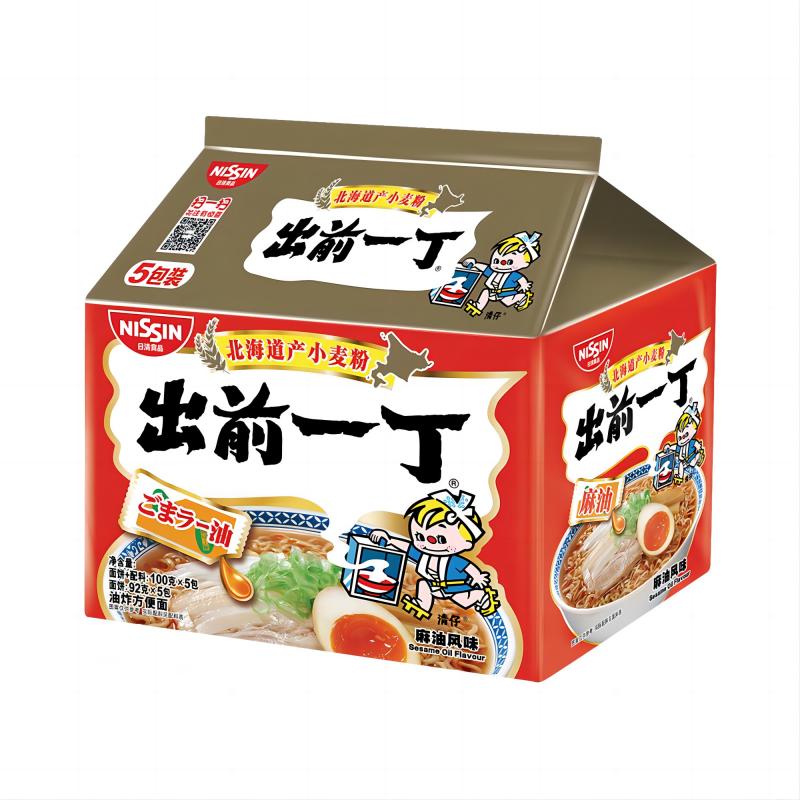 【券后价:17.12元】 出前一丁新款北海道小麦粉麻油风味方便面*5 - 天猫超市