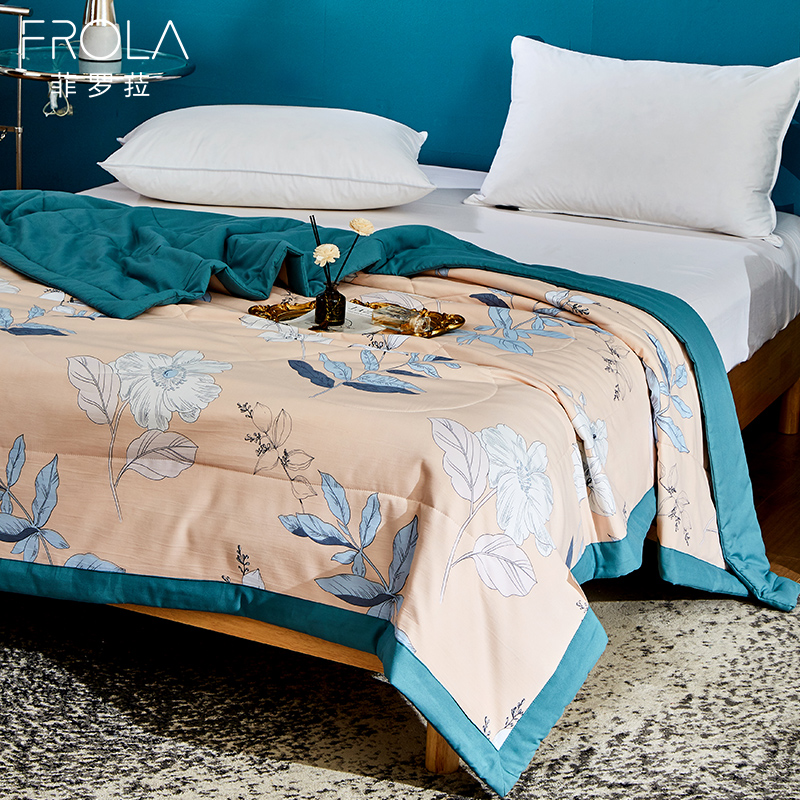 【券后价:79元】 Frola/菲罗菈夏天可机洗冰丝空调被200*230 - 菲罗菈家纺旗舰店