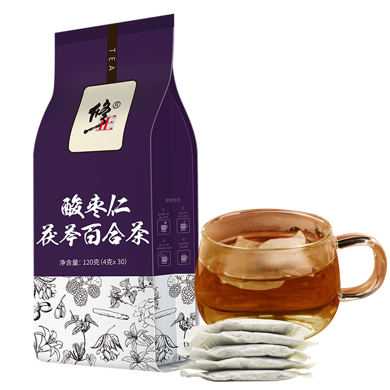 【券后价:9元】 【超值9元！】酸枣仁茯苓百合茶120g