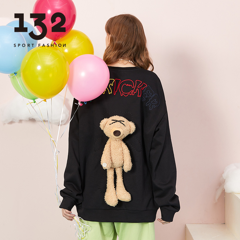 【券后价:49元】 全尺一个价！132潮牌女卫衣长袖宽松国潮 - 132旗舰店