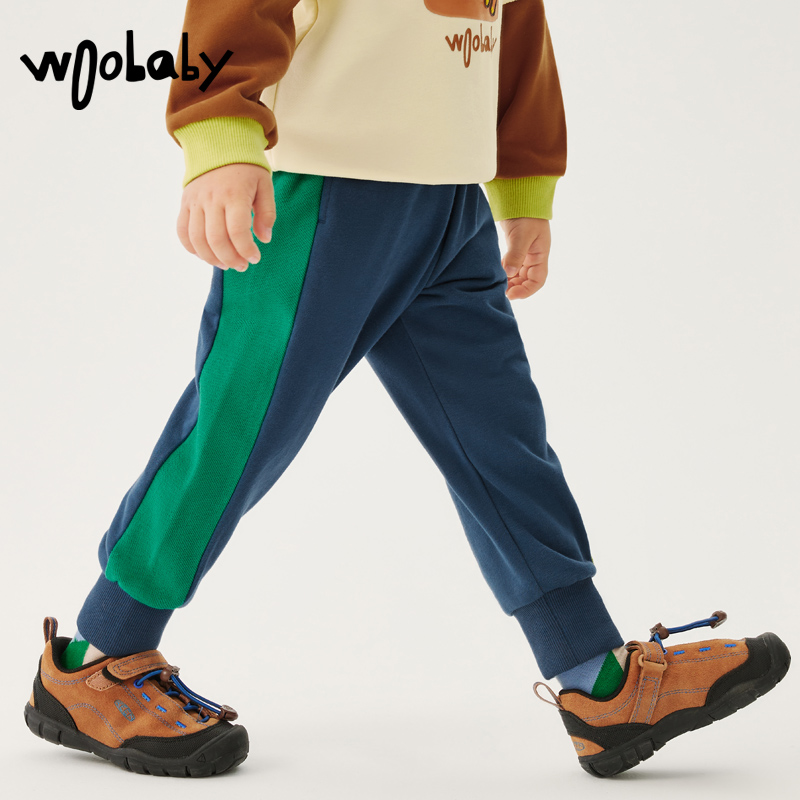 【券后价:89元】 woobaby儿童裤子户外山系运动裤 - woobaby旗舰店