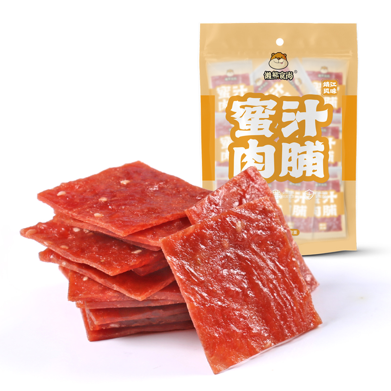 【券后价:3元】 【1元秒杀】懒熊食尚肉脯混合味10包！