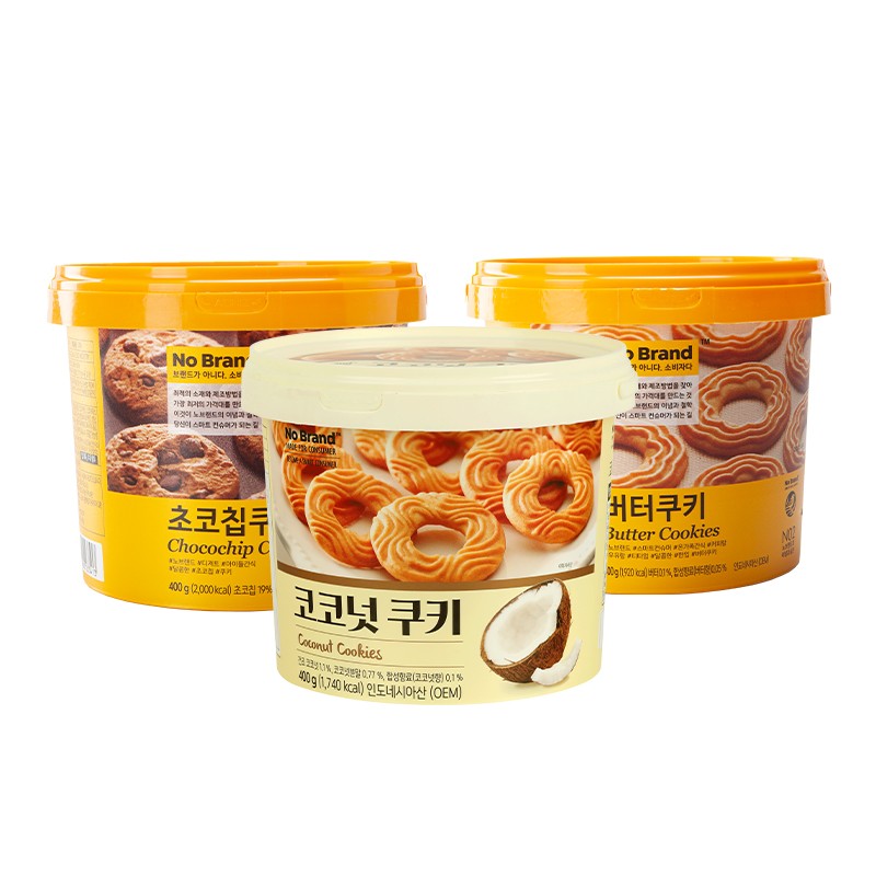 【券后价:59.8元】 【拍2件】NoBrand巧克力黄油曲奇饼干400g - nobrand旗舰店