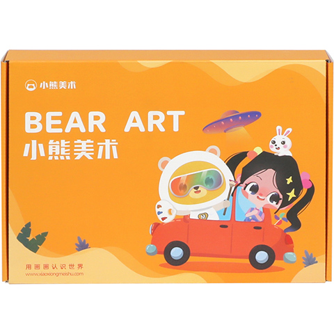 【券后价:24元】 小熊美术画画工具礼盒+10节课 - 龙凤母婴专营店