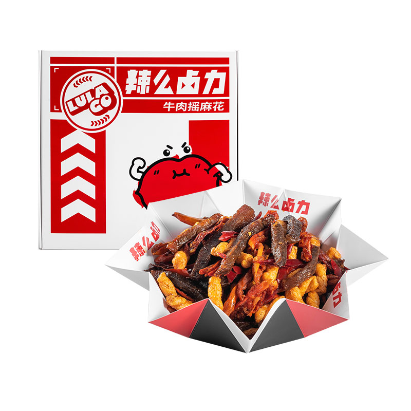 【券后价:14.93元】 辣么卤力麻辣牛肉摇麻花休闲零食牛肉干120g - 天猫超市