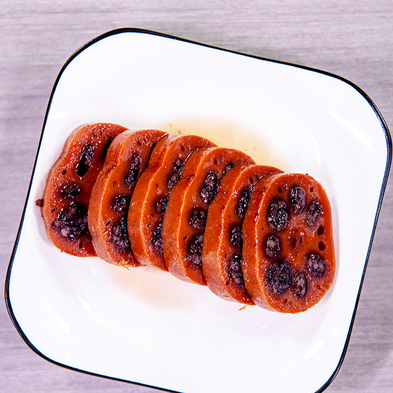 【券后价:5.9元】 【小黑盒首单+签到】即食糯米蜜汁藕400g - 莲忆荷旗舰店