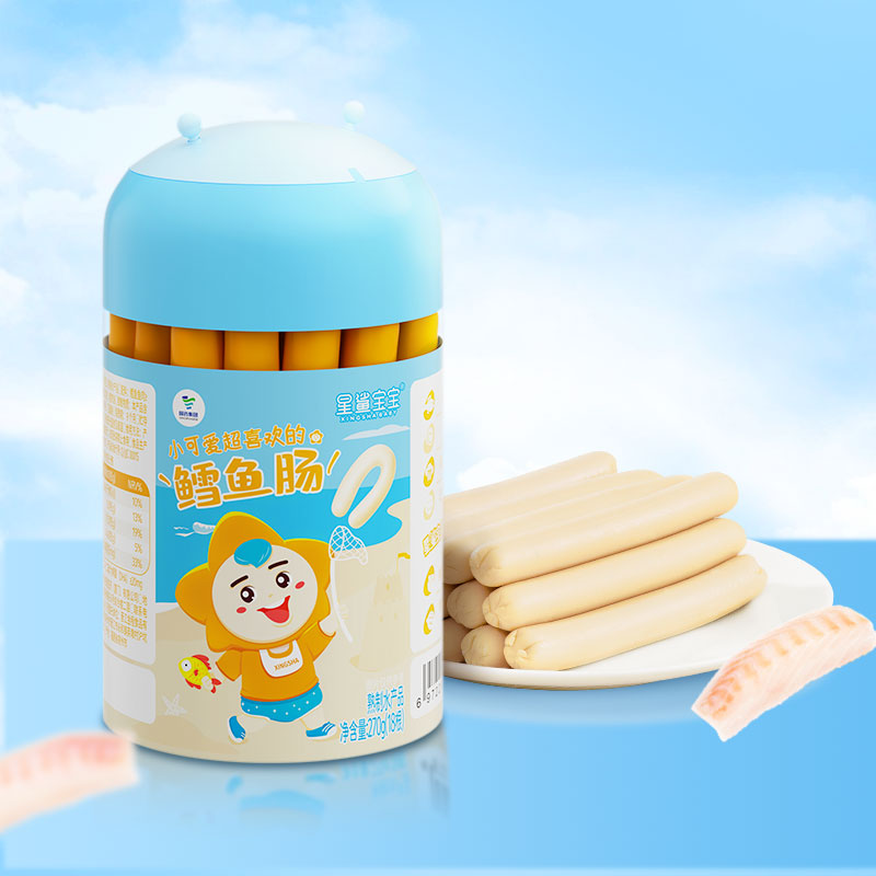 【券后价:37元】 【星鲨】儿童深海鳕鱼肠2桶*270g - 星鲨宝宝旗舰店