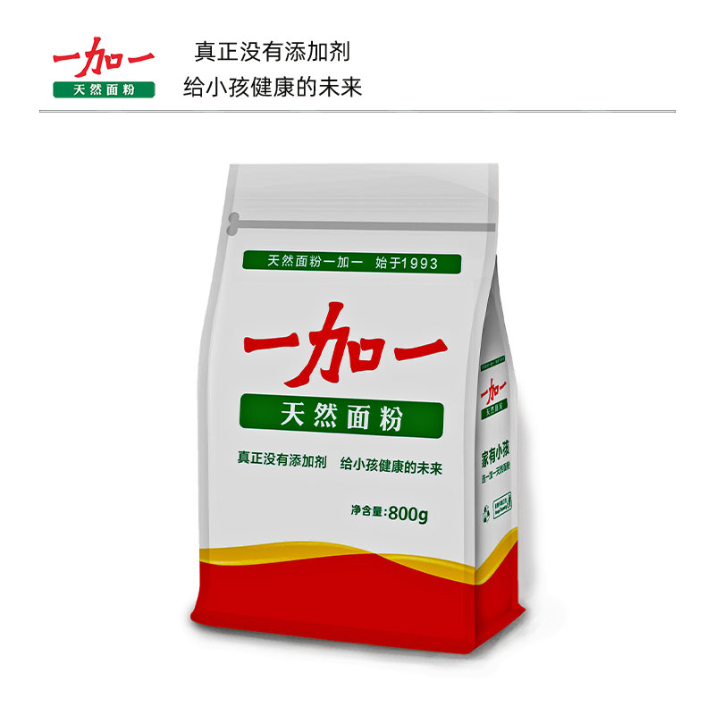 【券后价:14.9元】 【签到！】一加一0添加面粉800g - 一加一食品旗舰店