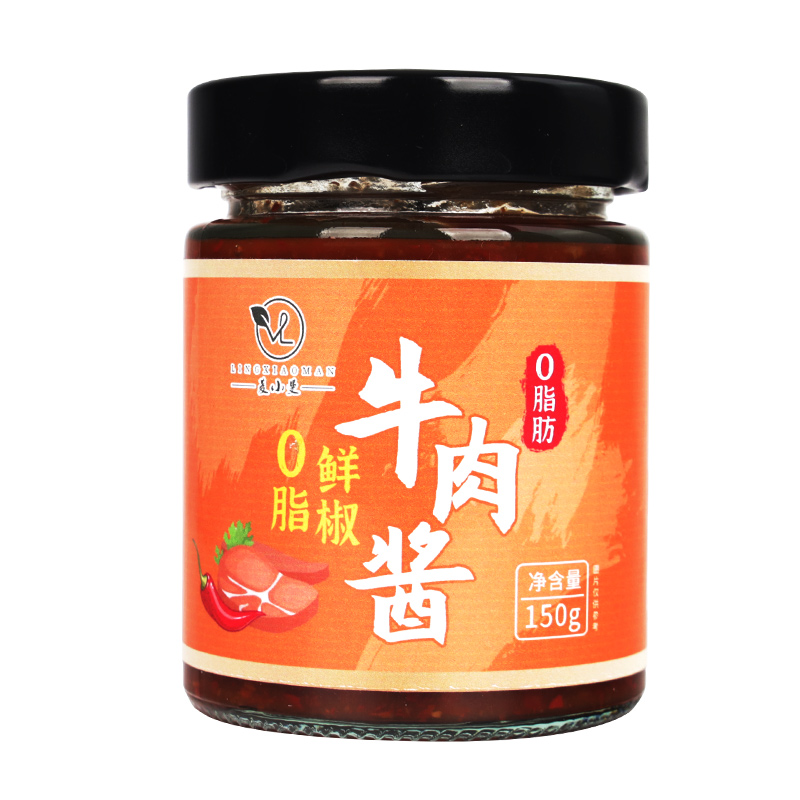 【券后价:5.9元】 【签到+首单】菱小曼0脂鲜椒香辣牛肉酱150g - 菱小曼旗舰店