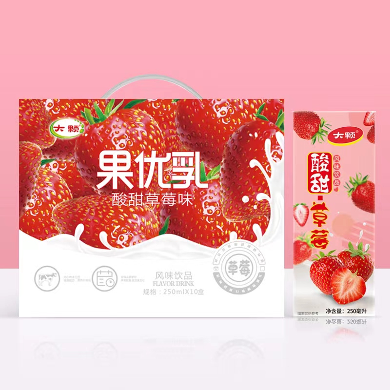 【券后价:14.8元】 大颗果优乳饮料250mlx10礼盒装 - 大颗饮品旗舰店