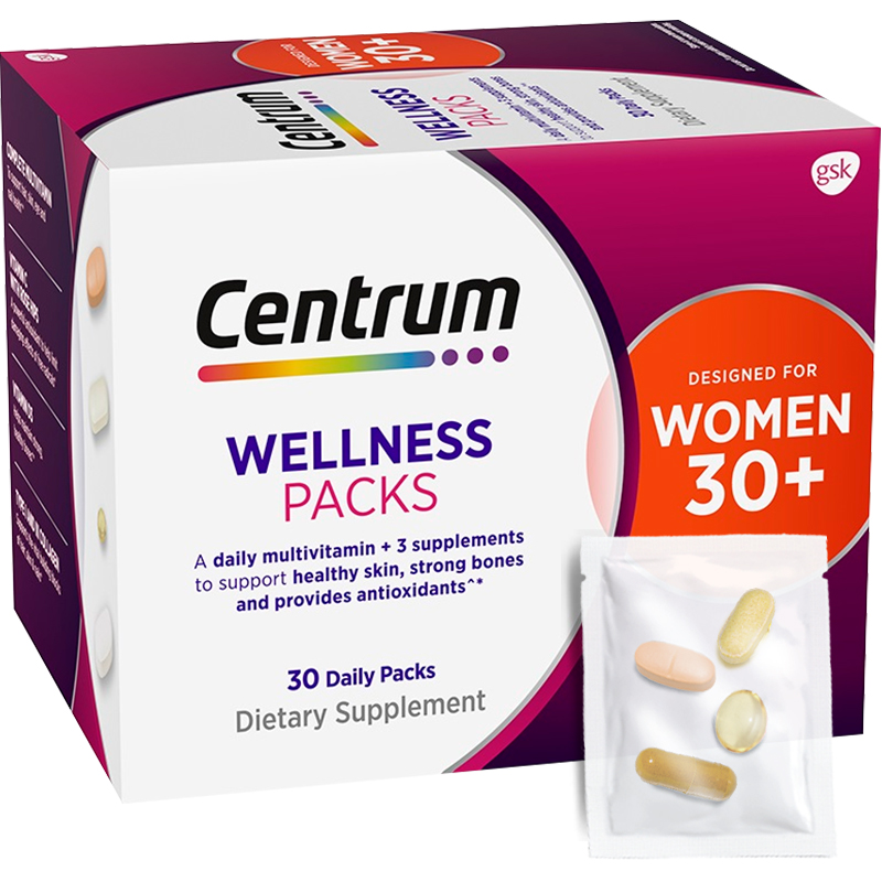 【券后价:59元】 Centrum善存海外女士30岁定制每日营养包 - Centrum善存海外旗舰店