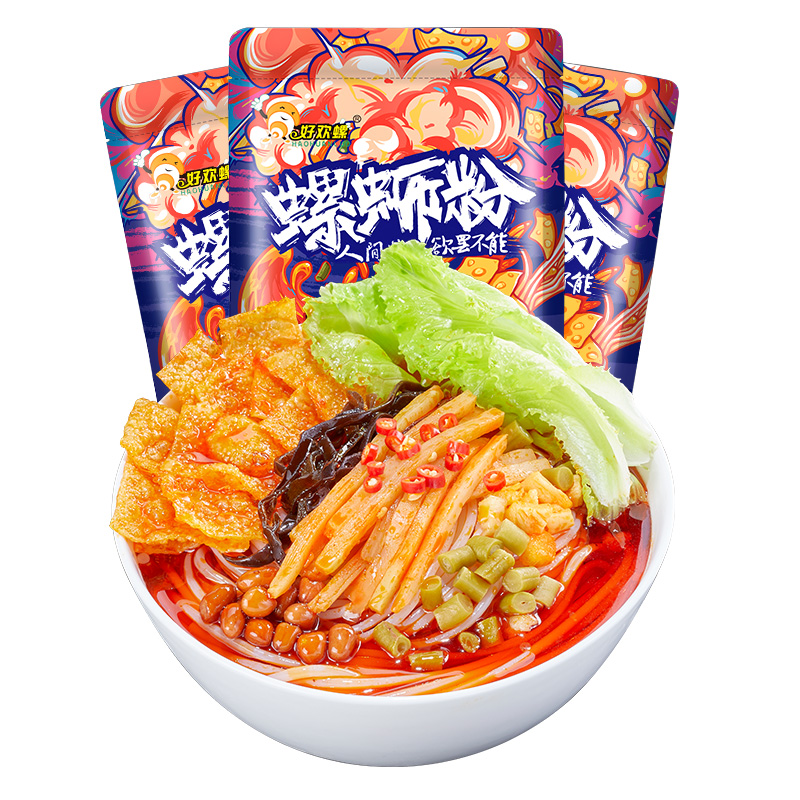【券后价:34.7元】 [加臭加辣]好欢螺螺蛳粉400g*3袋 - 好欢螺旗舰店